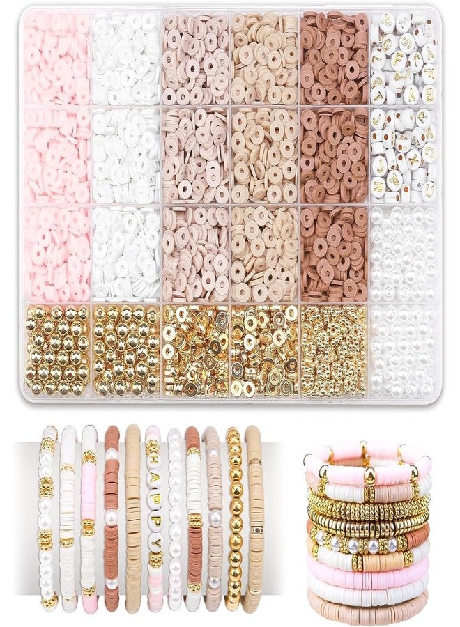 SRN ENTERPRISE Clay Beads Bracelet Jewelry Making Kit | DIY Bracelets, Necklace, Hairband, Rubber Band and Rings Craft Making Kit for Girls and Kids - (Pack of 1) - Image 1